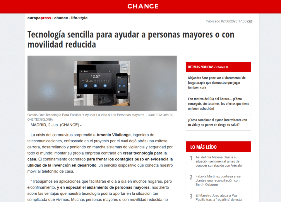 Qvadis en Europa Press