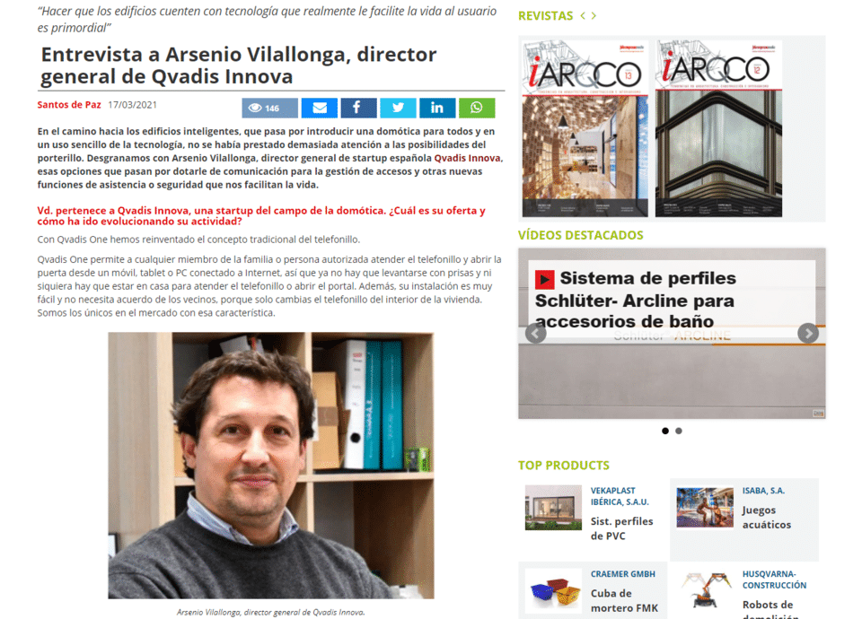 Qvadis en iARQCO Interempresas